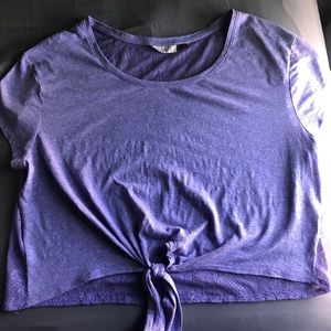 SO Light Purple Crop Top Size XL